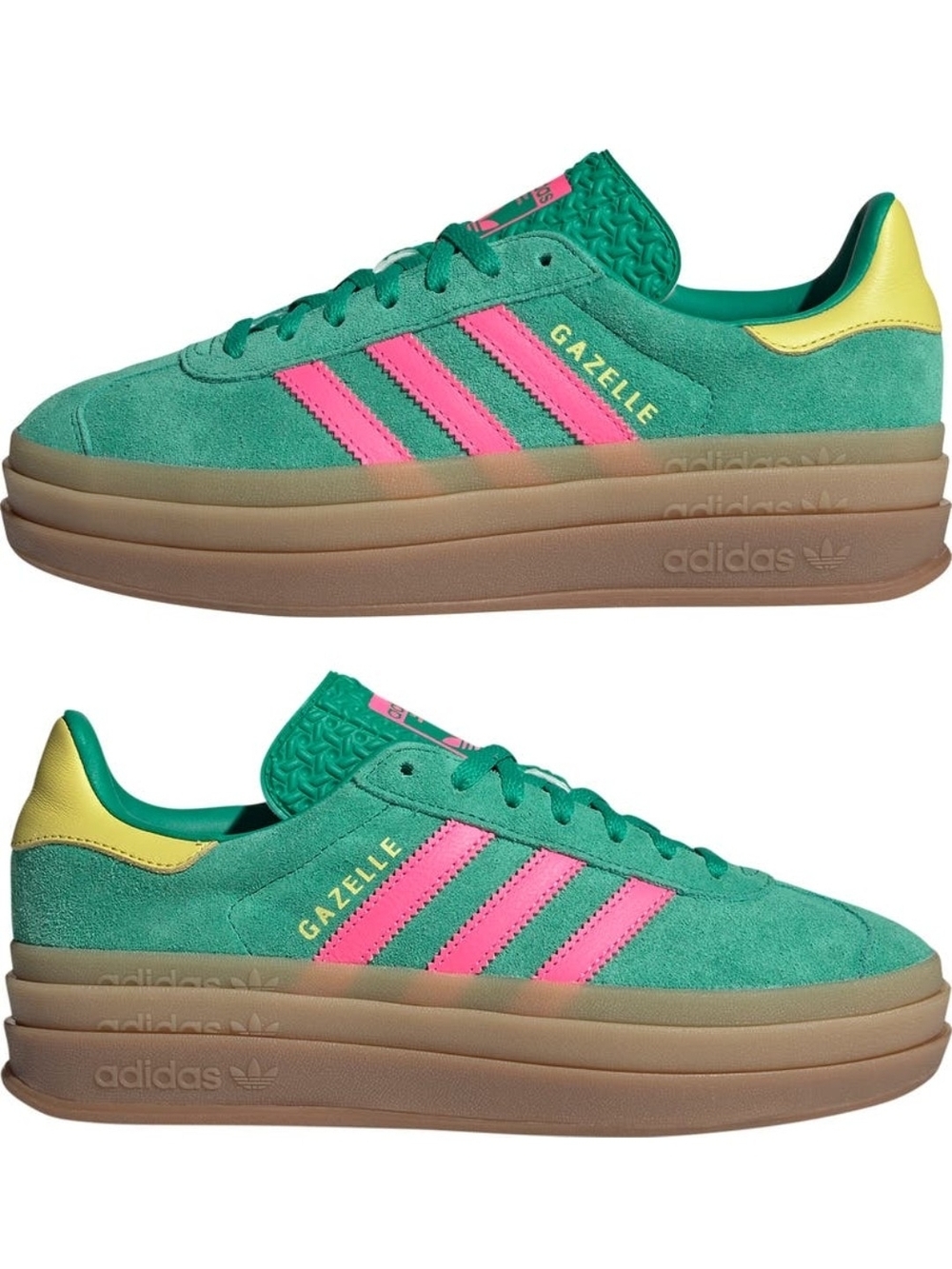 NWB adidas Gazelle Platform Sneaker W/8.5 Green/Pink ☆☆☆